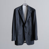 COLLAGE FLANNEL PIEAKED LAPEL TAILORD JACKET