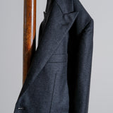COLLAGE FLANNEL PIEAKED LAPEL TAILORD JACKET