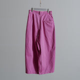 PIGMENT DYE WASHED ZIP 2WAY BOTTOMS