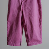 PIGMENT DYE WASHED ZIP 2WAY BOTTOMS