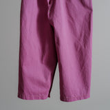 PIGMENT DYE WASHED ZIP 2WAY BOTTOMS