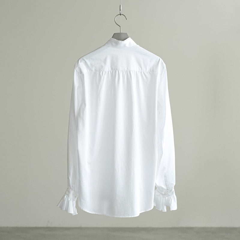 BOUDOIR STAND UP COLLAR SHIRT