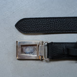 Vintage TIFFANY&CO 925 Sterling Silver Initial Slide Belt Buckle "PLI"