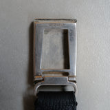Vintage TIFFANY&CO 925 Sterling Silver Initial Slide Belt Buckle "AAK"