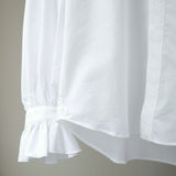 BOUDOIR STAND UP COLLAR SHIRT