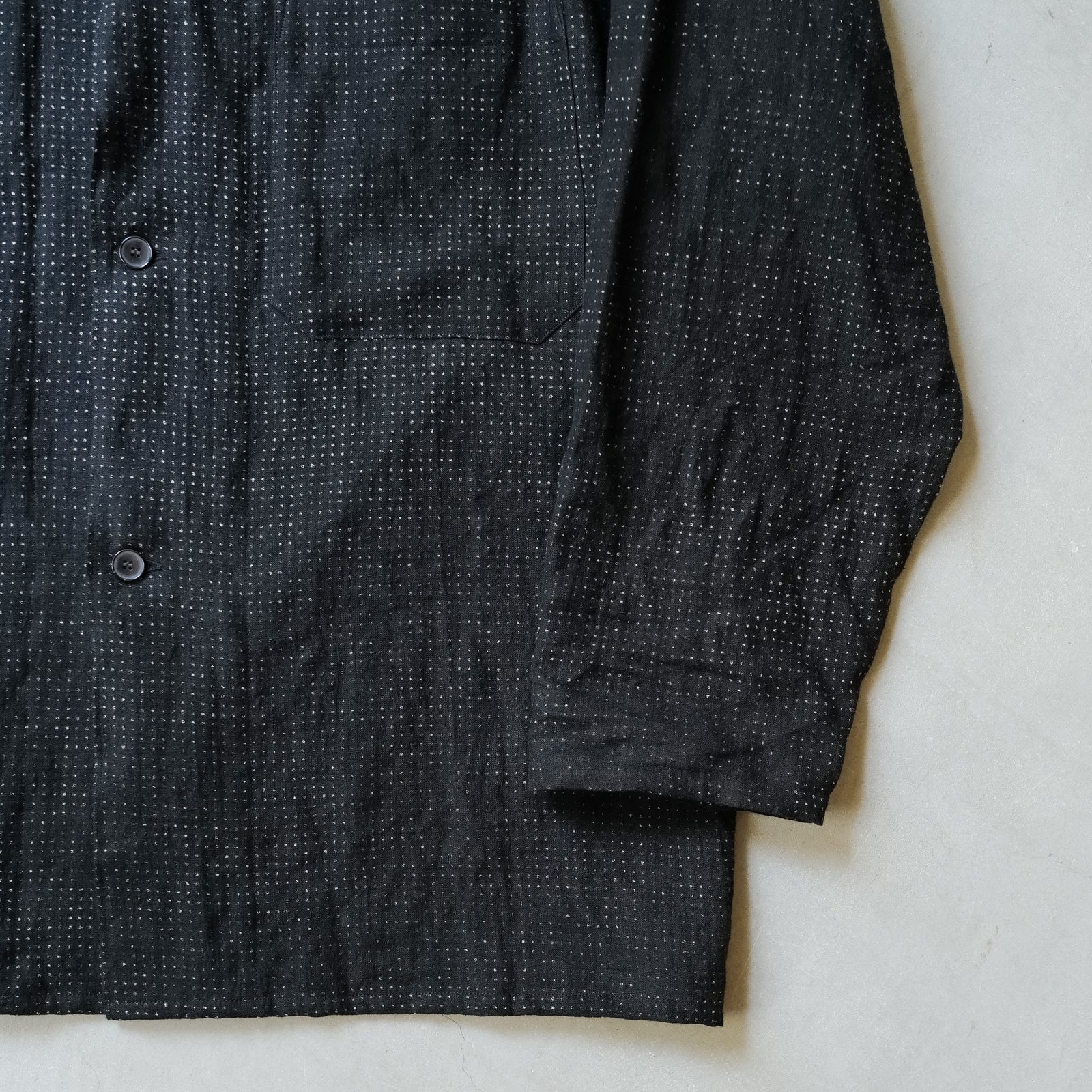 LINEN DOT SHIRTS JACKET – ABOUT