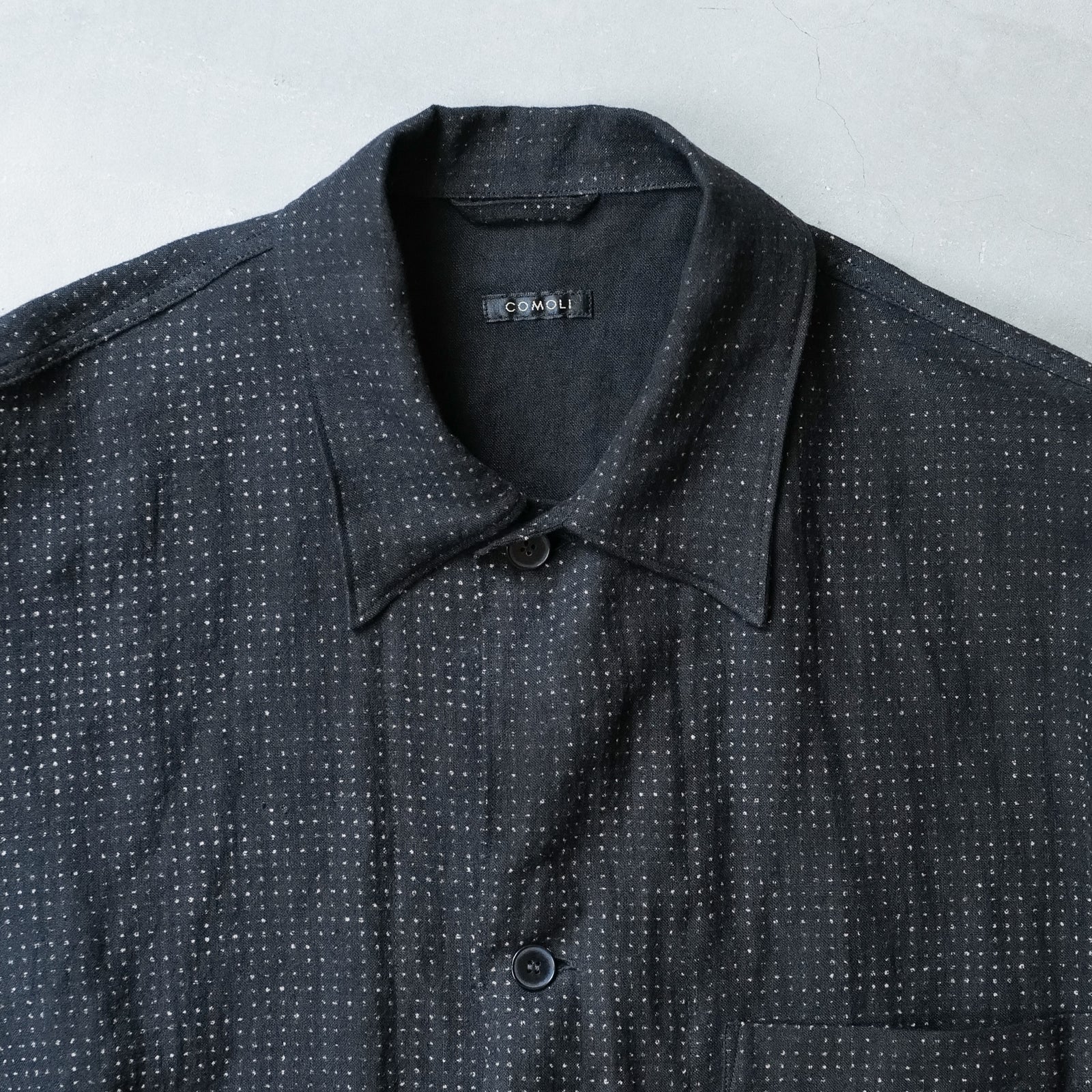 LINEN DOT SHIRTS JACKET – ABOUT